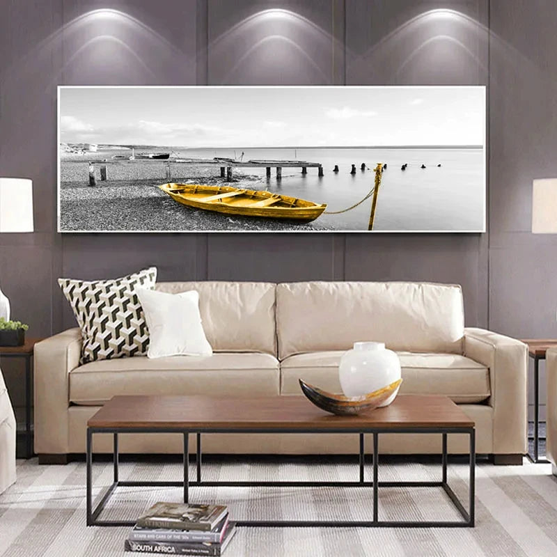 Calm Lake Landscape,Golden Tower Posters,Wall Art Pictures,For Modern Living Room,Canvas Painting,Home Decor,Bedroom,Large Size